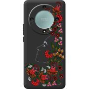 Черный чехол BoxFace Honor Magic 5 Lite 5G 3D Ukrainian Muse