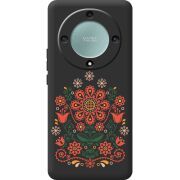 Черный чехол BoxFace Honor Magic 5 Lite 5G Ukrainian Ornament