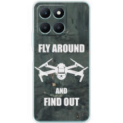 Чехол BoxFace Honor X6a Дрон Fly Around