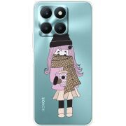 Прозрачный чехол BoxFace Honor X6a Winter Morning Girl
