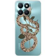 Прозрачный чехол BoxFace Honor X6a Glamor Snake