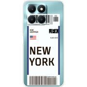 Прозрачный чехол BoxFace Honor X6a Ticket New York