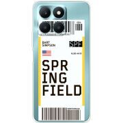Прозрачный чехол BoxFace Honor X6a Ticket Springfield