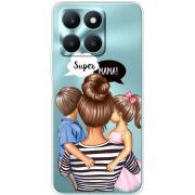 Прозрачный чехол BoxFace Honor X6a Super Mama