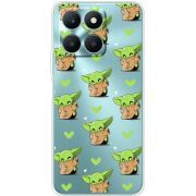 Прозрачный чехол BoxFace Honor X6a Pattern Baby Yoda