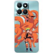 Прозрачный чехол BoxFace Honor X6a Naruto and Kurama
