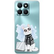 Прозрачный чехол BoxFace Honor X6a Cat Style