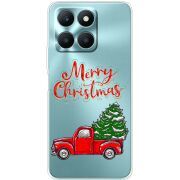Прозрачный чехол BoxFace Honor X6a Holiday Car