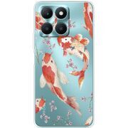 Прозрачный чехол BoxFace Honor X6a Japanese Koi Fish