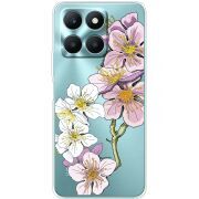 Прозрачный чехол BoxFace Honor X6a Cherry Blossom