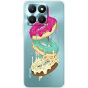 Прозрачный чехол BoxFace Honor X6a Donuts