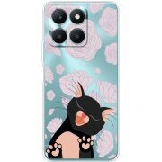 Прозрачный чехол BoxFace Honor X6a Meow