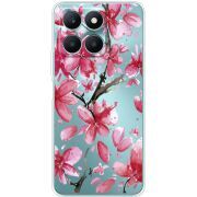 Прозрачный чехол BoxFace Honor X6a Pink Magnolia