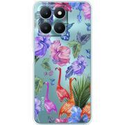 Прозрачный чехол BoxFace Honor X6a Flamingo
