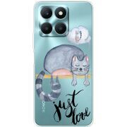 Прозрачный чехол BoxFace Honor X6a Just Love