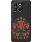 Черный чехол BoxFace Honor X6a Ukrainian Ornament