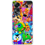 Чехол BoxFace OPPO A58 4G friends brawl stars