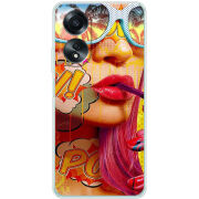 Чехол BoxFace OPPO A58 4G Yellow Girl Pop Art