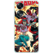 Чехол BoxFace OPPO A58 4G Deadpool and Mary Jane