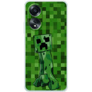 Чехол BoxFace OPPO A58 4G Minecraft Creeper