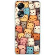 Чехол BoxFace OPPO A58 4G Котики муркотики