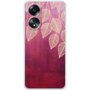 Чехол BoxFace OPPO A58 4G Gold Leaves