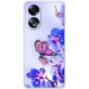 Чехол BoxFace OPPO A58 4G Orchids and Butterflies
