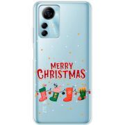 Прозрачный чехол BoxFace ZTE Blade A72s Merry Christmas