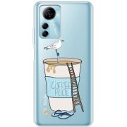 Прозрачный чехол BoxFace ZTE Blade A72s Segull in Cofee Pool