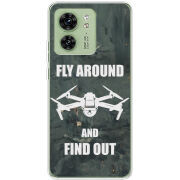 Чехол BoxFace Motorola Edge 40 Дрон Fly Around