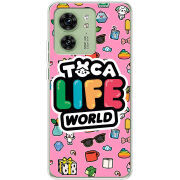 Чехол BoxFace Motorola Edge 40 Toca Boca Life World