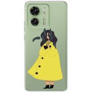 Прозрачный чехол BoxFace Motorola Edge 40 Just a Girl