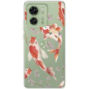 Прозрачный чехол BoxFace Motorola Edge 40 Japanese Koi Fish