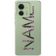 Прозрачный чехол BoxFace Motorola Edge 40 Именной