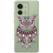 Чехол со стразами Motorola Edge 40 Owl