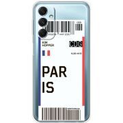 Прозрачный чехол BoxFace Samsung Galaxy M34 5G (M346) Ticket Paris