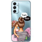 Прозрачный чехол BoxFace Samsung Galaxy M34 5G (M346) Super Mama and Daughter