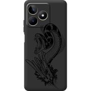 Черный чехол BoxFace Realme C53 Snake