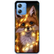 Чехол BoxFace Motorola G54 5G Різдвяна лисичка