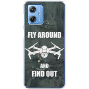 Чехол BoxFace Motorola G54 5G Дрон Fly Around