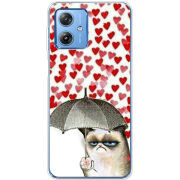 Чехол BoxFace Motorola G54 5G Raining Hearts