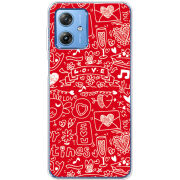 Чехол BoxFace Motorola G54 5G Happy Valentines