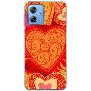 Чехол BoxFace Motorola G54 5G Warm Hearts