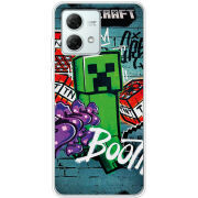 Чехол BoxFace Motorola G84 Minecraft Graffiti