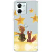 Прозрачный чехол BoxFace Motorola G84 Little Prince