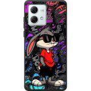 Черный чехол BoxFace Motorola G84 Малий вухань