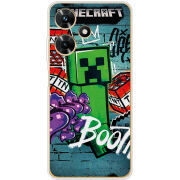 Чехол BoxFace Infinix Hot 30i Minecraft Graffiti