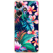 Чехол BoxFace Infinix Hot 30i flowers in the tropics