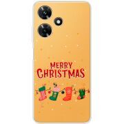 Прозрачный чехол BoxFace Infinix Hot 30i Merry Christmas