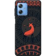 Черный чехол BoxFace Motorola G54 Power Ornament